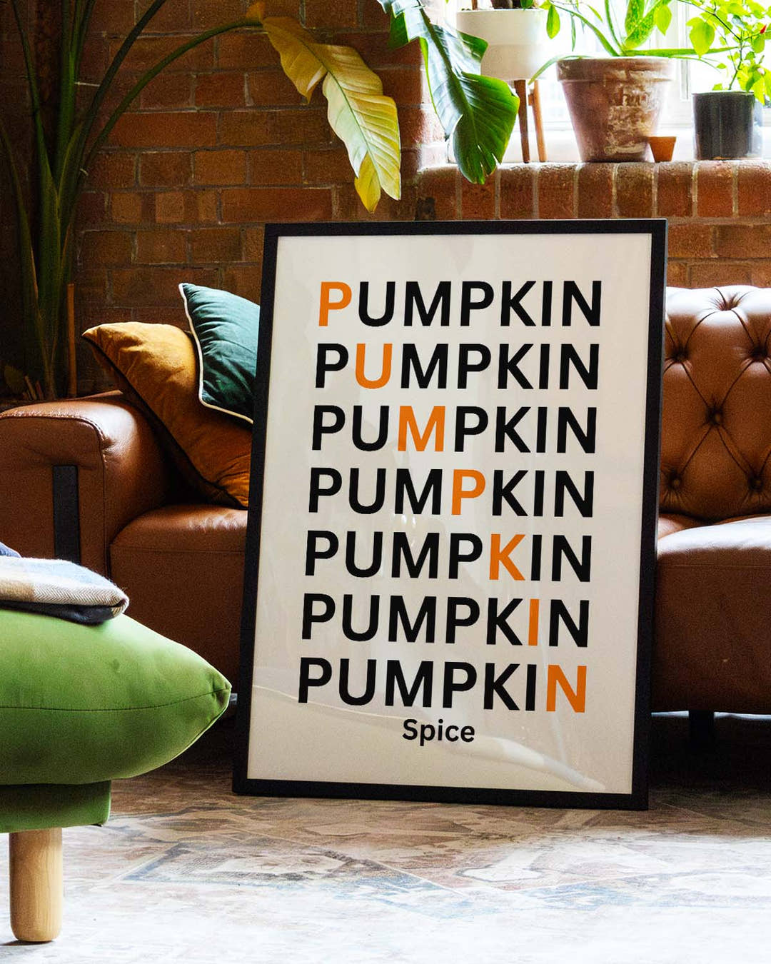 Pumpkin Spice | Typografie Poster