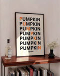Pumpkin Spice | Typografie Poster