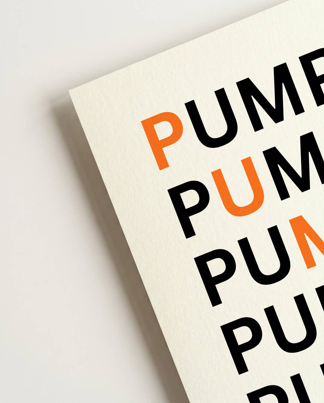 Pumpkin Spice | Typografie Poster