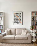 Pumpkin Spice | Typografie Poster