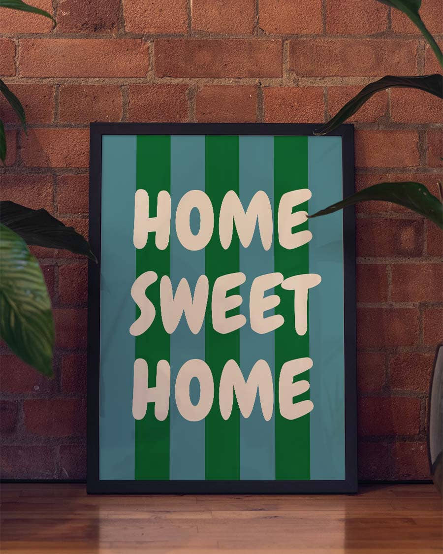 Home Sweet Home | Typografie Poster