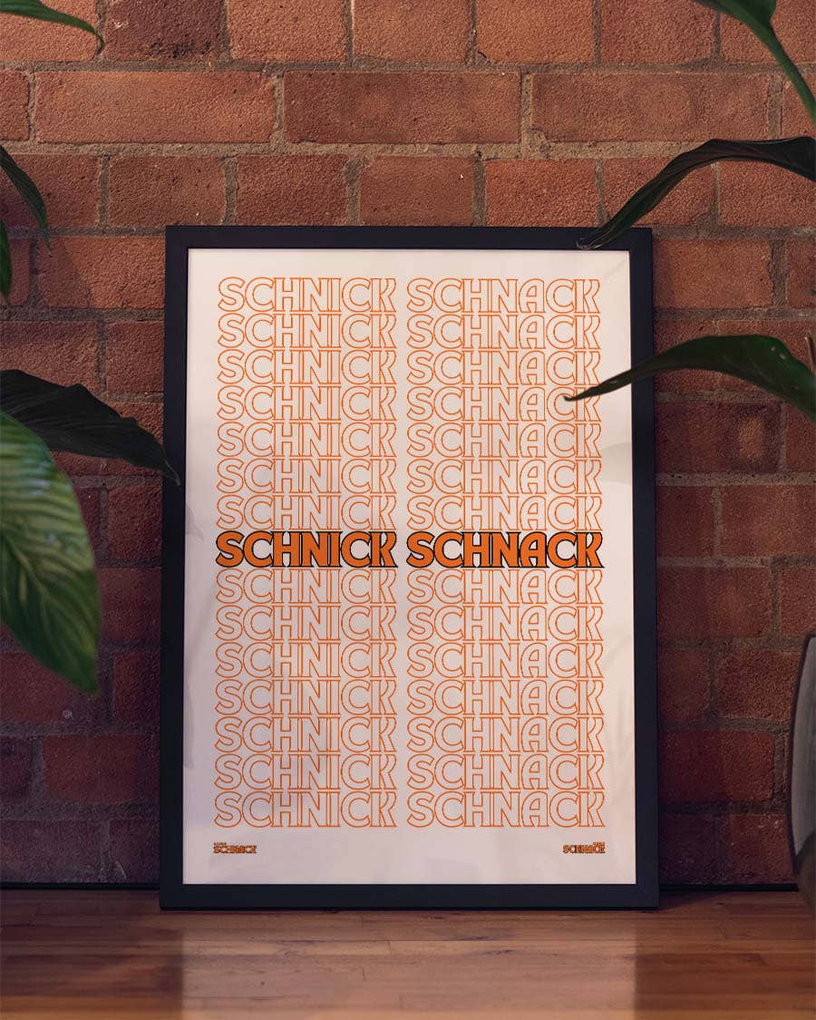 Schnick Schnack | Typografie-Poster