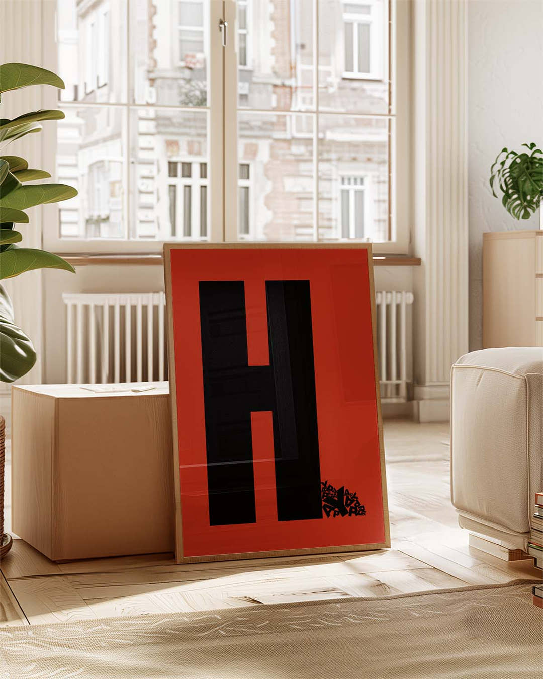Happy | Typografie Poster