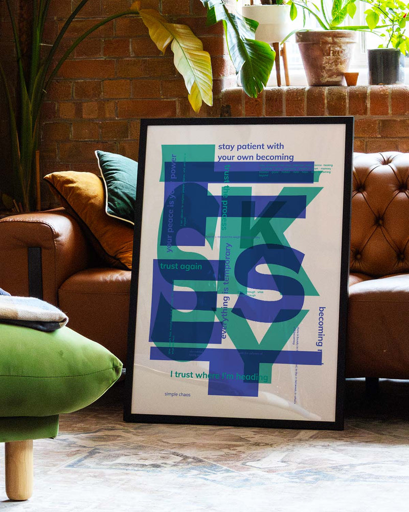 Sky | Typografie Poster