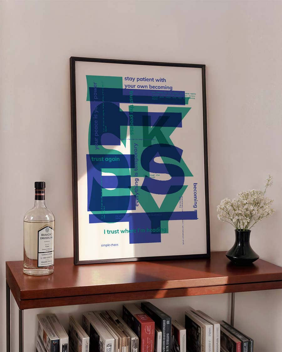 Sky | Typografie Poster
