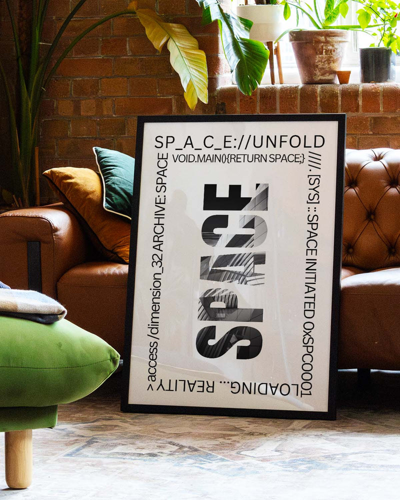 Space | Typografie Poster