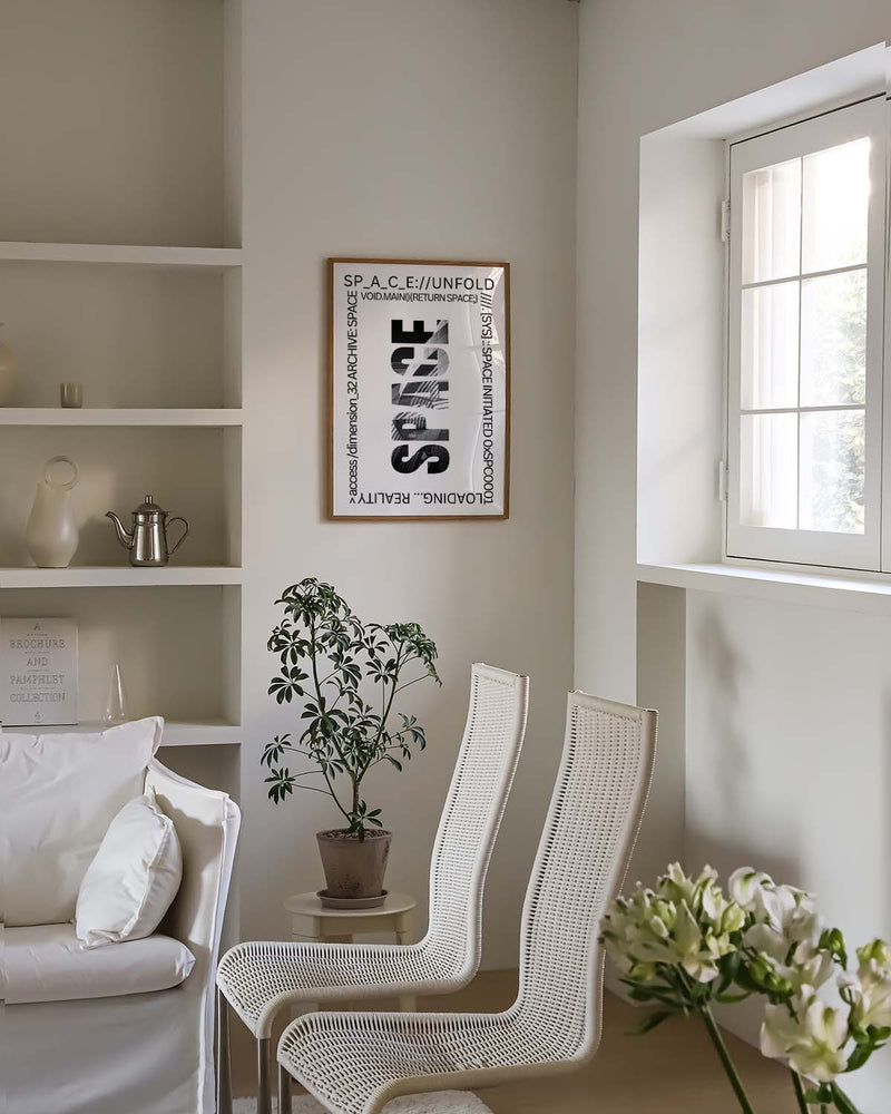 Space | Typografie Poster