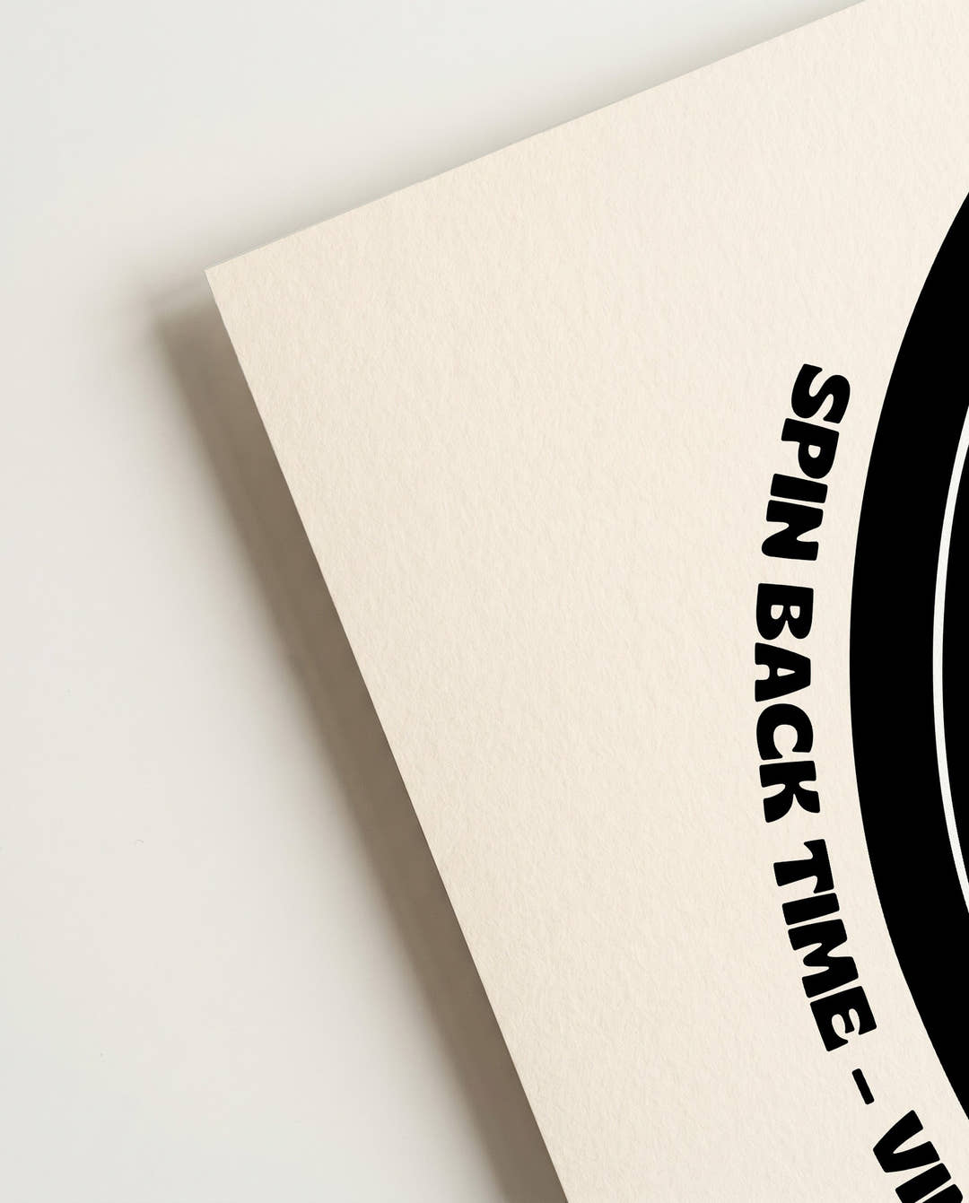 Spin Back Time | Illustration Poster
