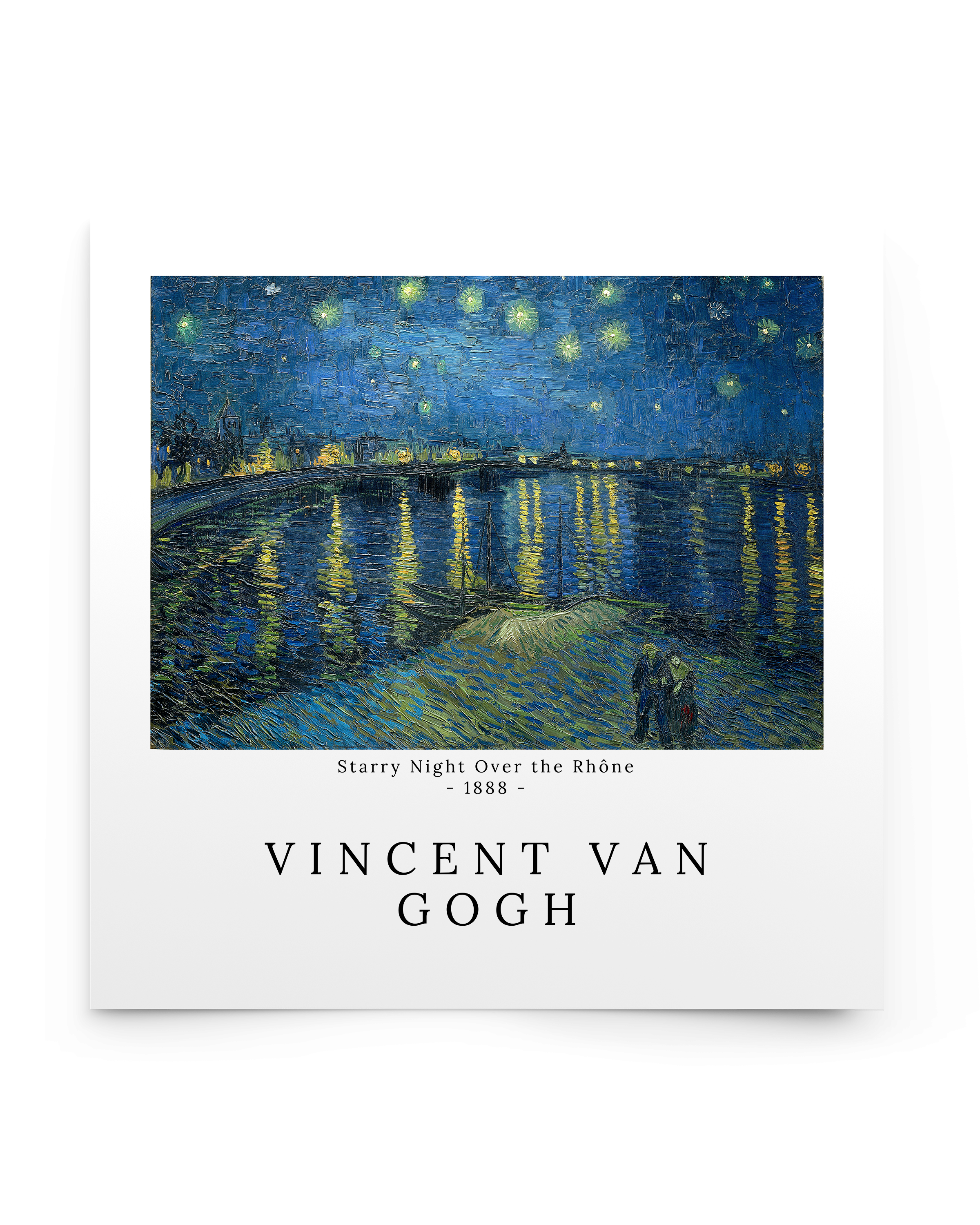 Starry Night Over the Rhône – Kunst Poster von Vincent van Gogh | Wallera®