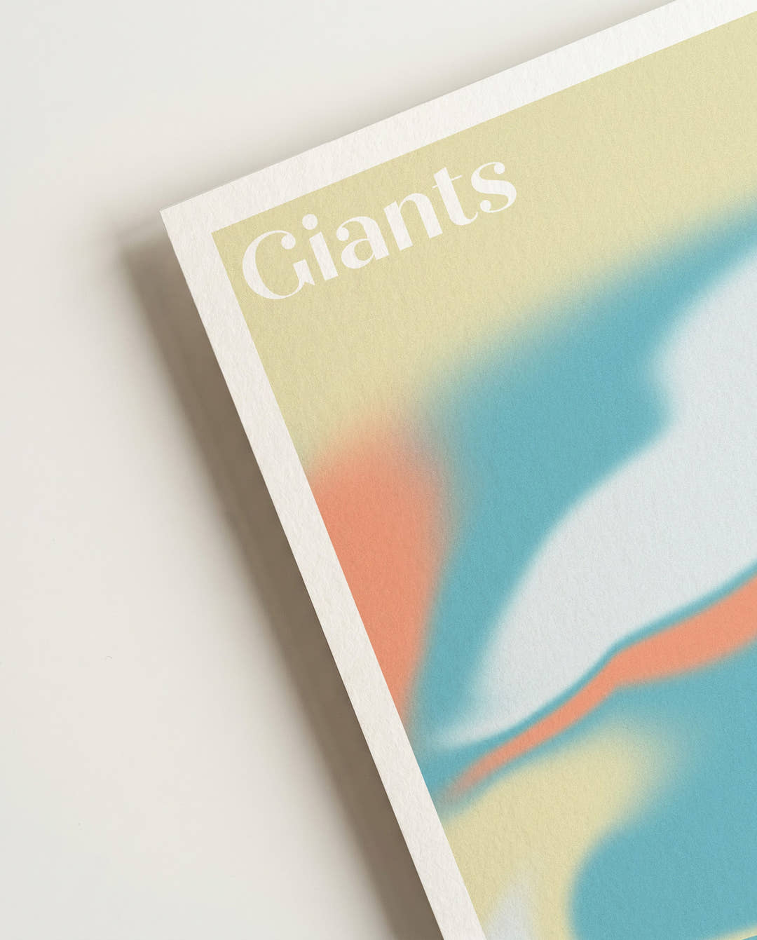 Giants of Blue | Abstraktes Poster