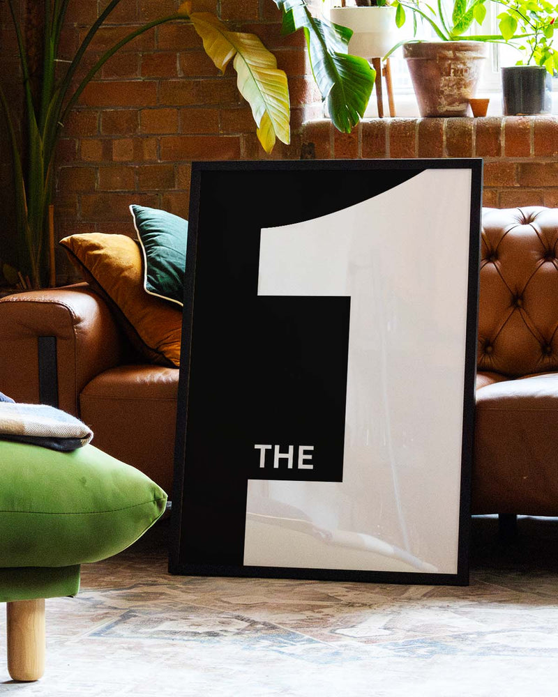 The One | Typografie Poster