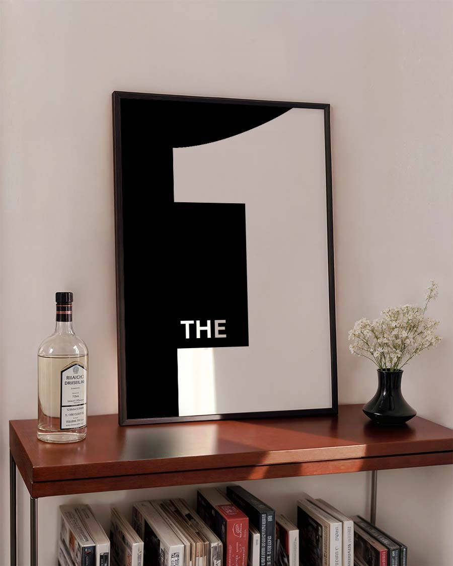 The One | Typografie Poster