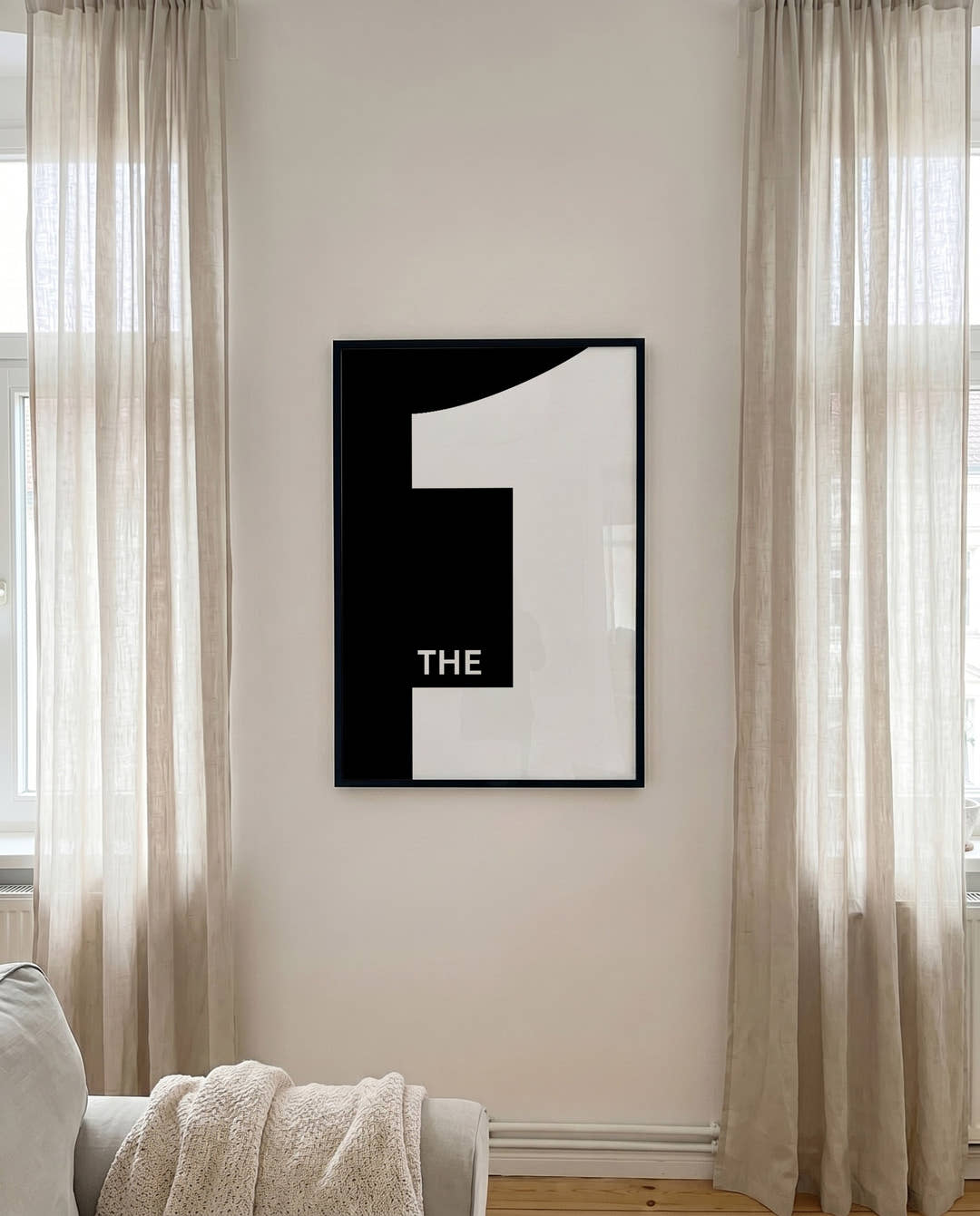 The One | Typografie Poster