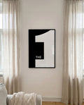 The One | Typografie Poster