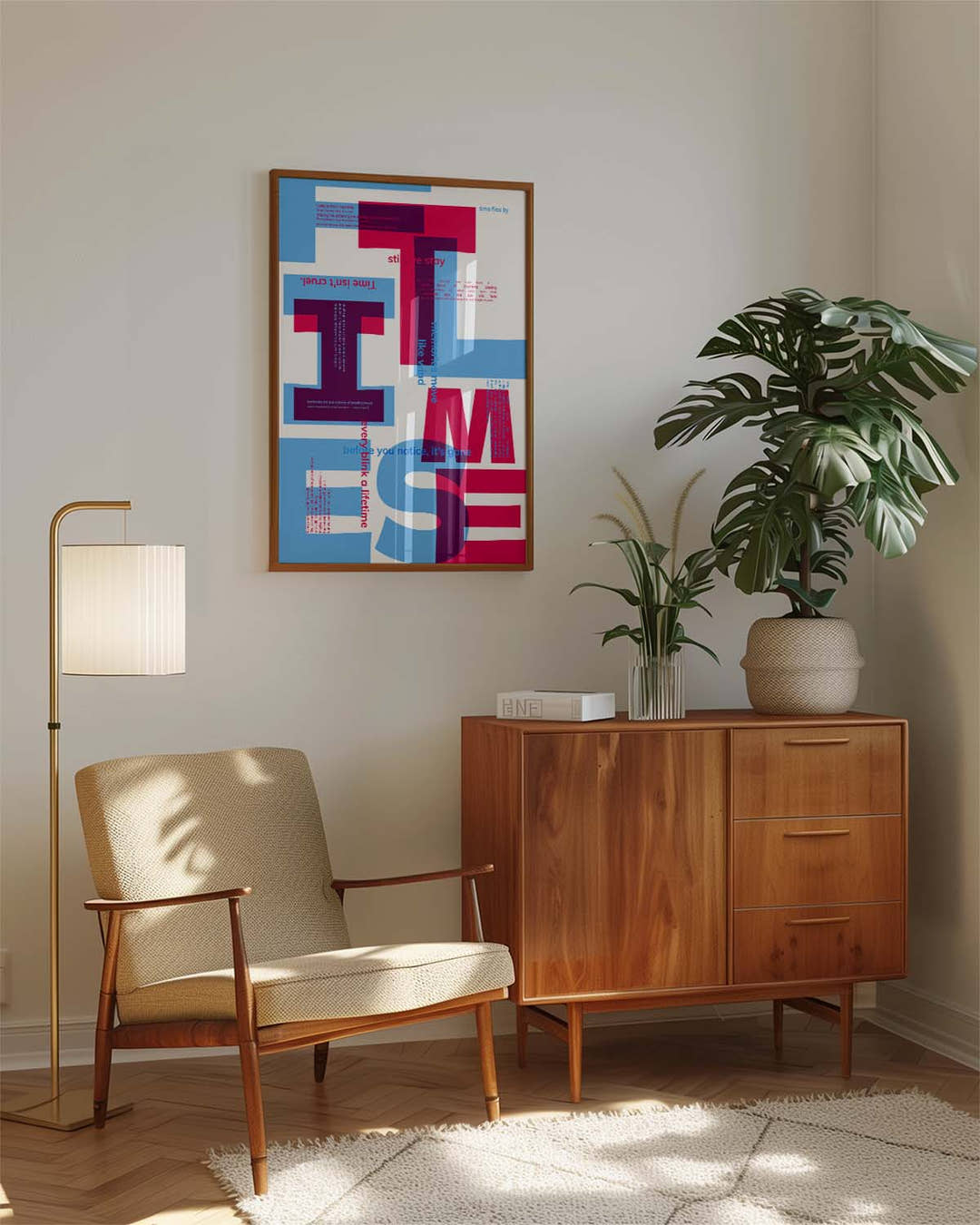 Time | Typografie Poster