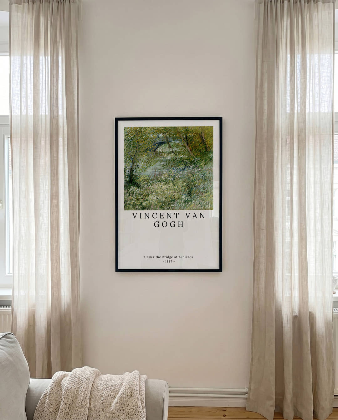 Under the Bridge at Asnières | Vincent van Gogh Poster