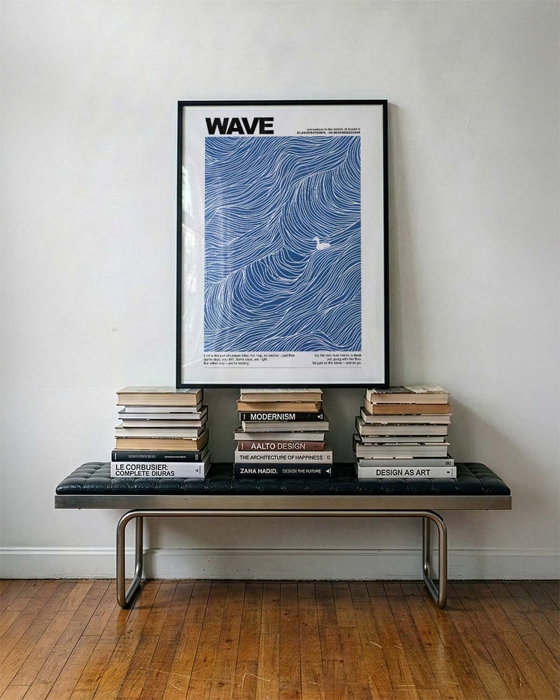 Wave | Abstraktes Meeres-Poster