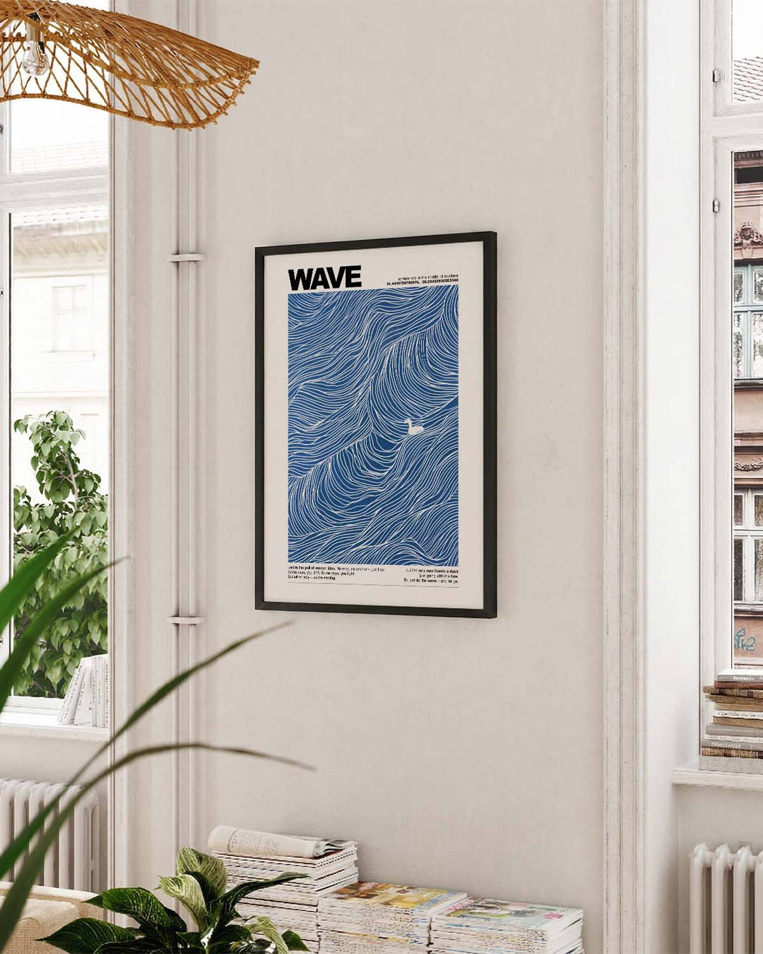 Wave | Abstraktes Meeres-Poster