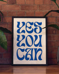 Yes You Can | Typografie Poster