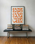 Yes You Can | Typografie Poster