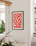 Yes You Can | Typografie Poster