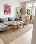 Abstraktes Blumenposter im Bauhaus-Stil – Abstract Bloom