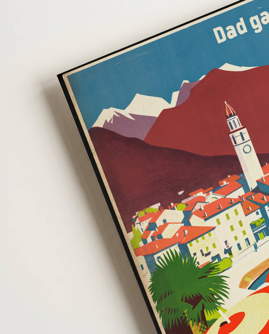 Vintage Ascona Reiseplakat – Ascona