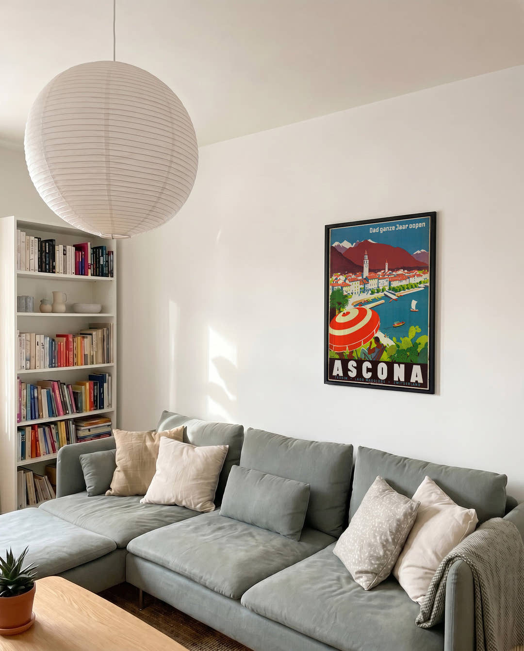 Vintage Ascona Reiseplakat – Ascona