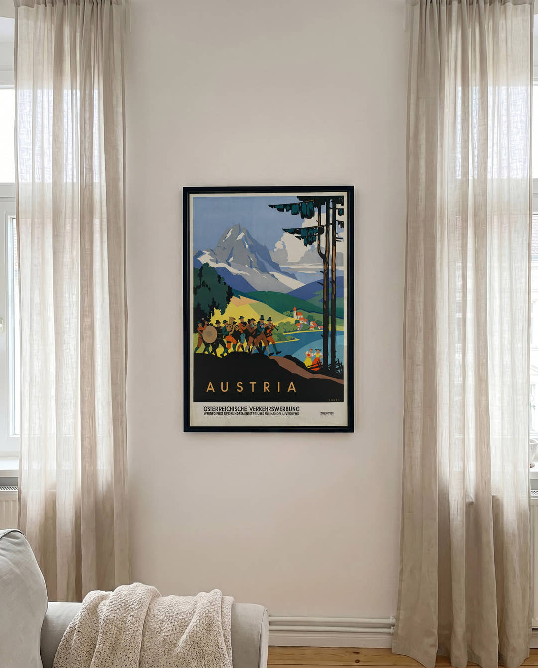 Vintage Österreich Reiseplakat – Austria