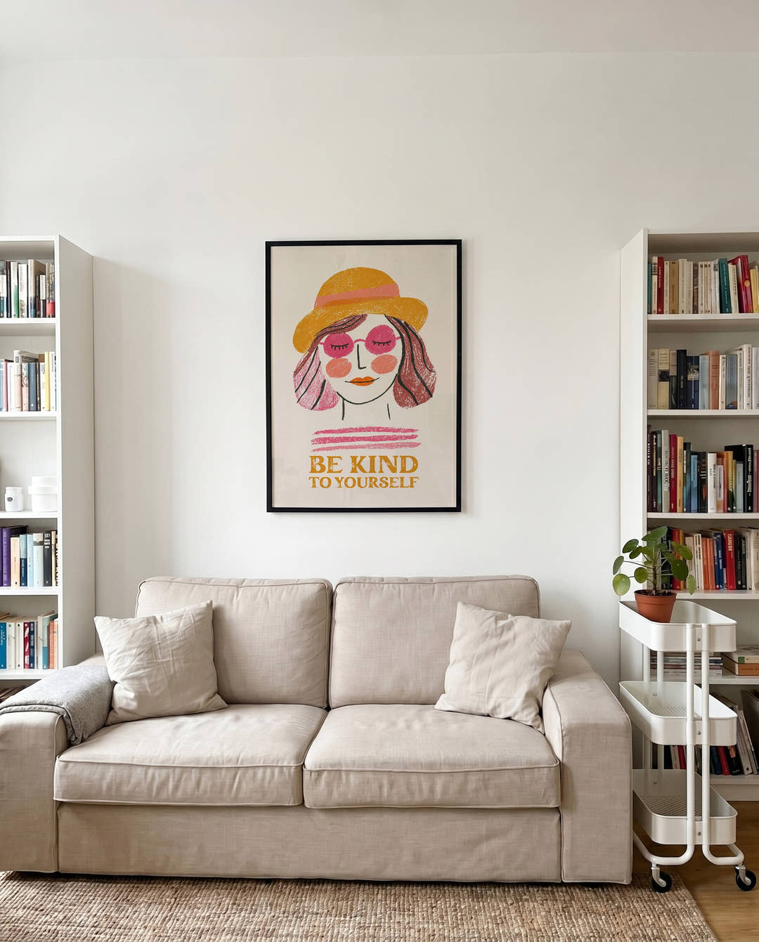 Motivationsposter mit Spruch – Be Kind