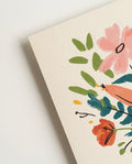 Blumen Poster mit Spruch – Blooming Gently