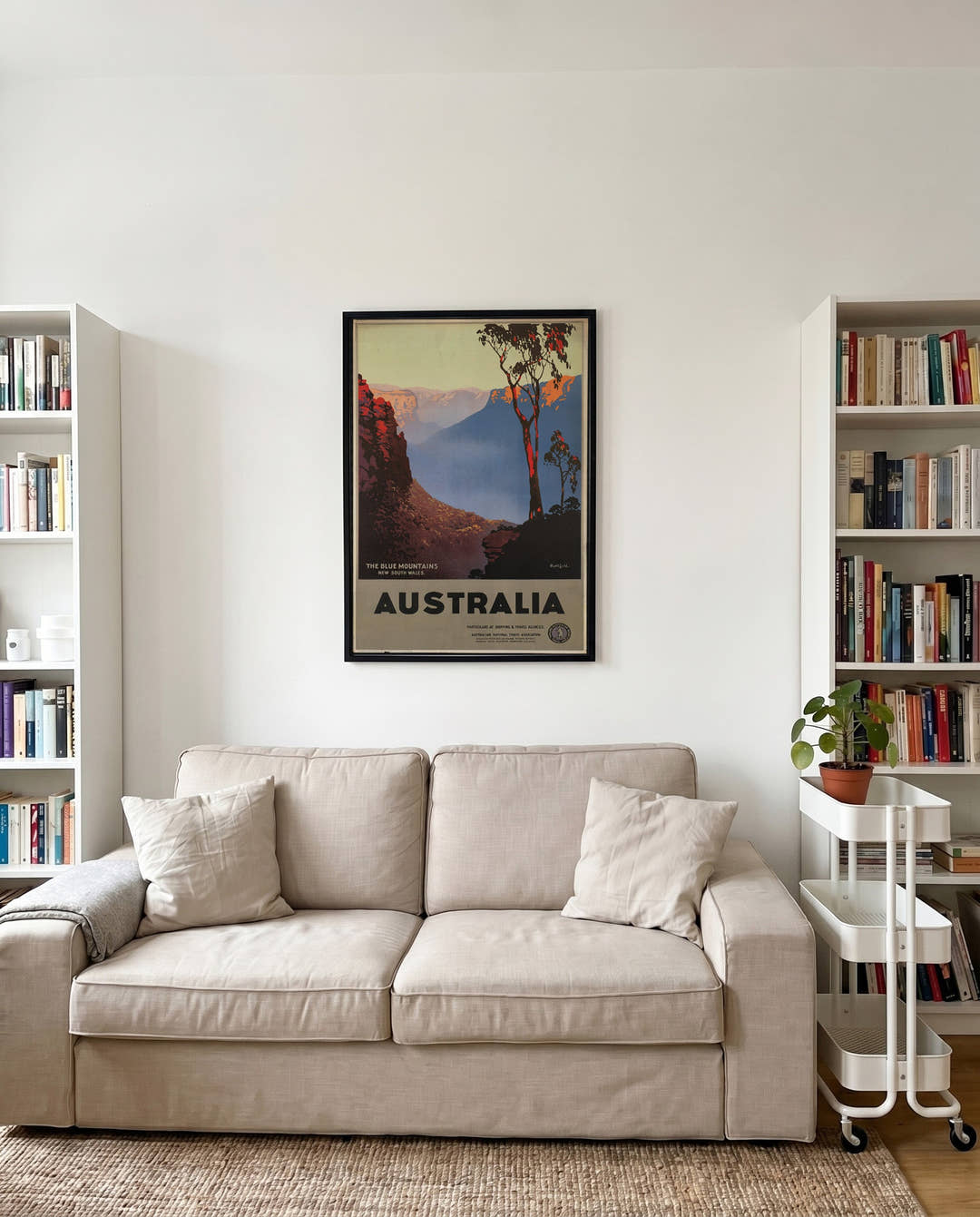 Vintage Australien Reise Poster – Blue Mountains New South Wales