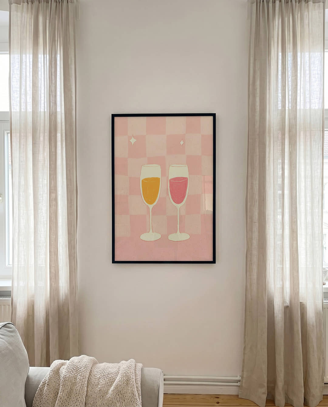 Sektgläser Poster – Cheers Together