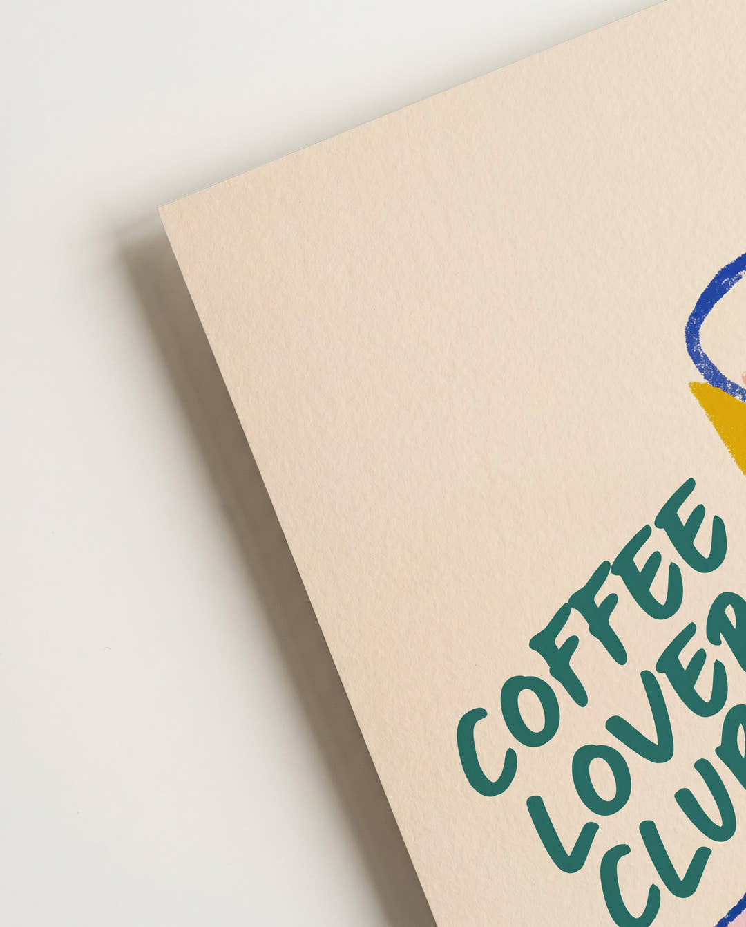 Coffee Lovers Club Poster – Kaffee Illustration