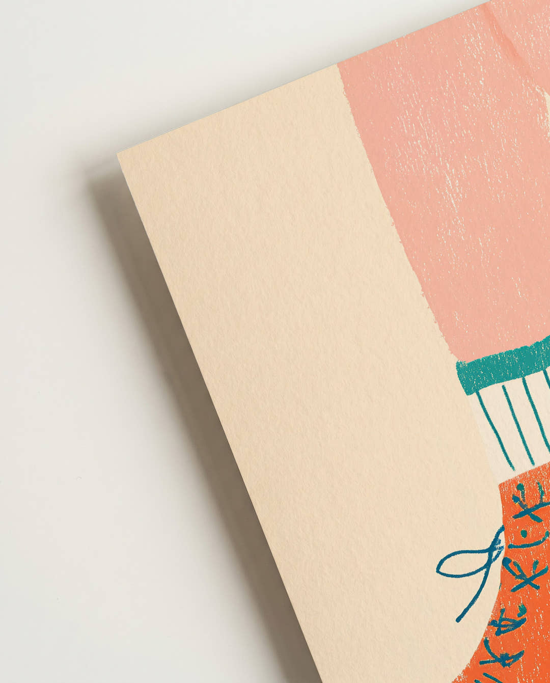 Typografie &amp; Illustration Rollschuh Poster – Keep rolling