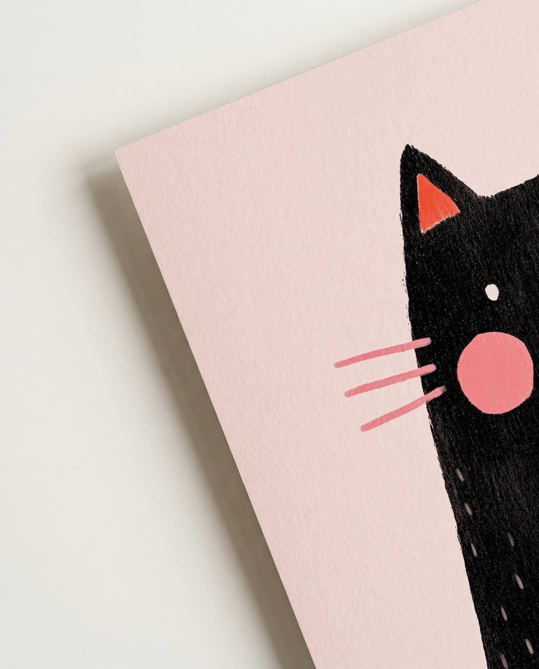 Typografie &amp; Illustration Katzen Poster – Le Chat