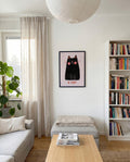 Typografie & Illustration Katzen Poster – Le Chat
