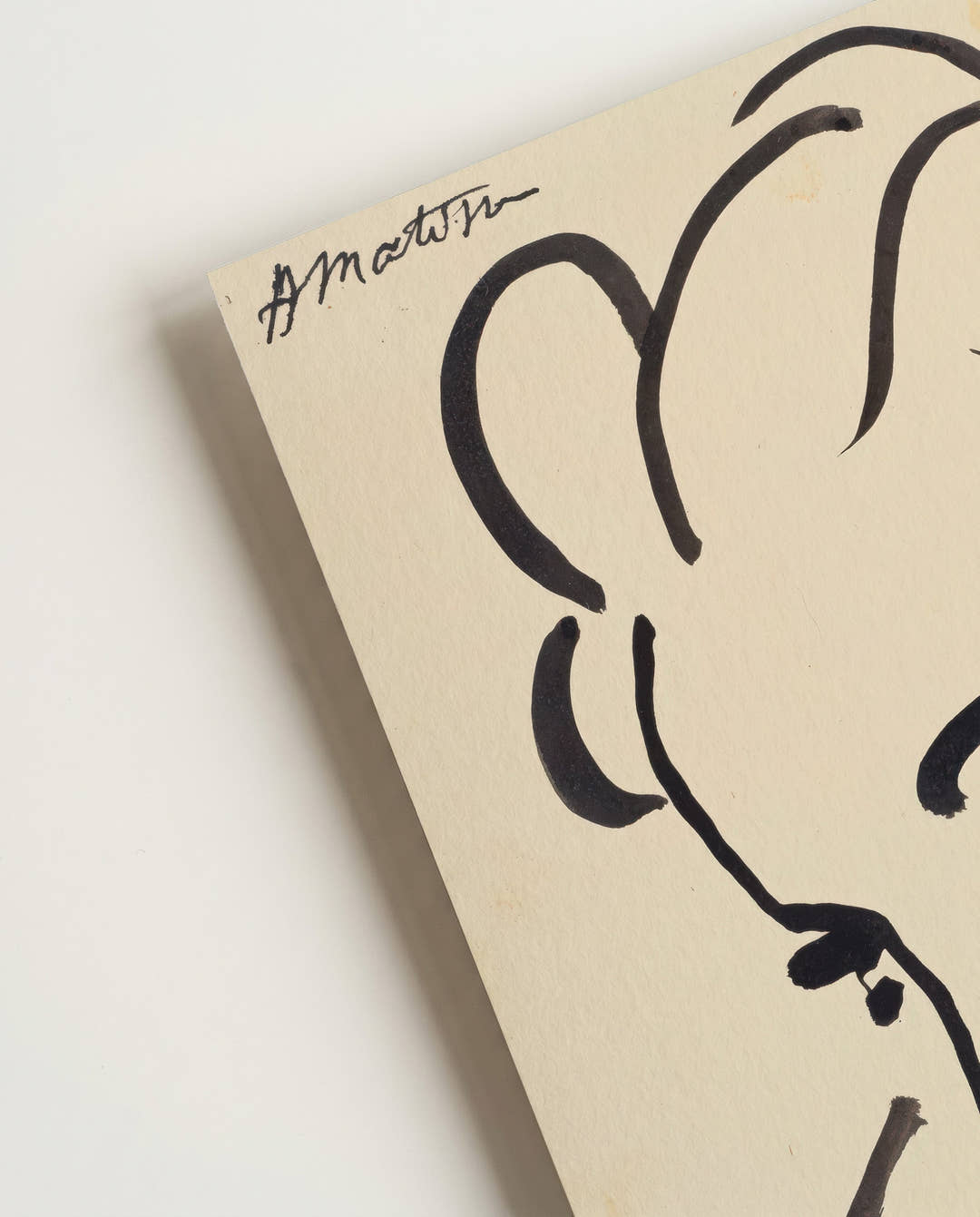 Abstraktes Linien Profil Kunstposter – Line Profile