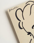 Abstraktes Linien Profil Kunstposter – Line Profile