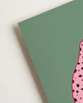 Pop Art & Illustration Tier Poster – Pink Leopard