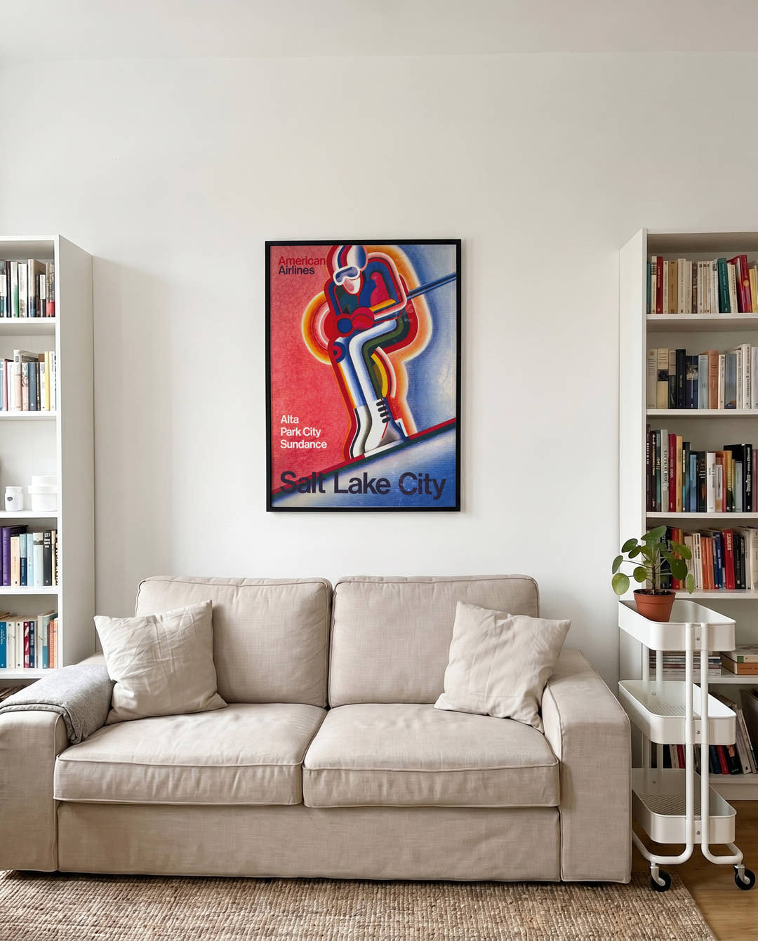 Retro Ski Reise Poster – Salt Lake City