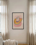 Sommerhut Illustration Poster – Summer Hat