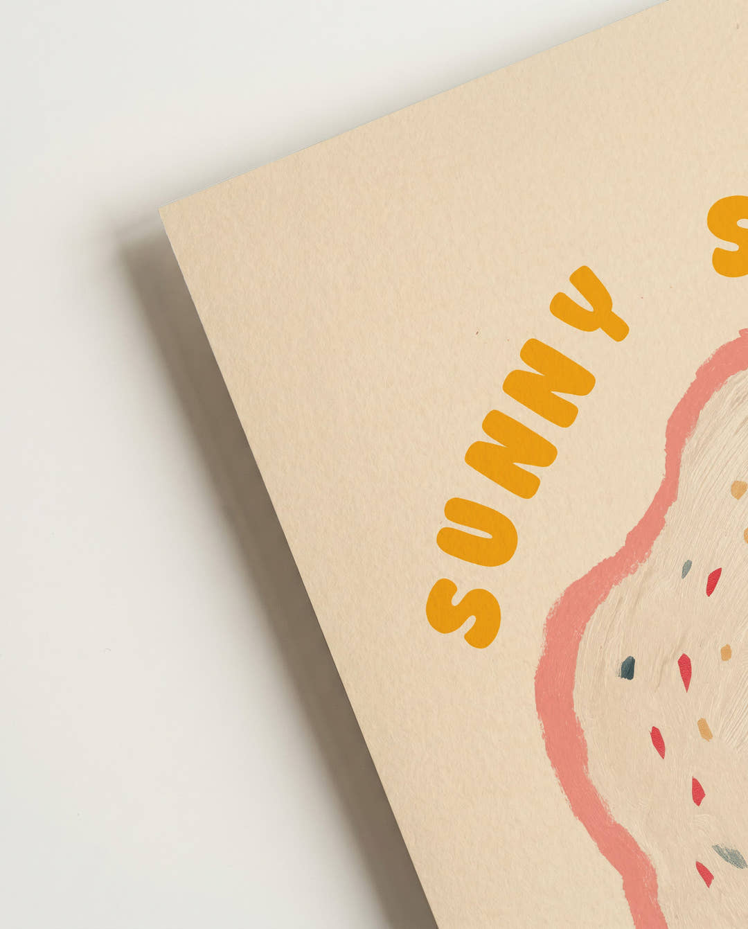 Spiegelei Illustration &amp; Typografie Poster – Sunny Side Up