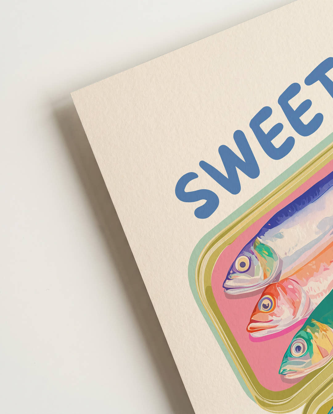 Sardinen Dose Illustration Poster – Sweet and Salty