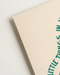 Kirsche Typografie & Illustration Poster – The Little Things In Life