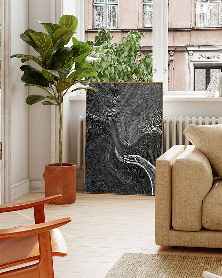 Abstraktes Kontrast Poster modern – Soft Contrast Poster – FineArt Wandbild, moderne Kunst &amp; Fine Art Print von Spawnd, handgefertigt &amp; Made in Germany