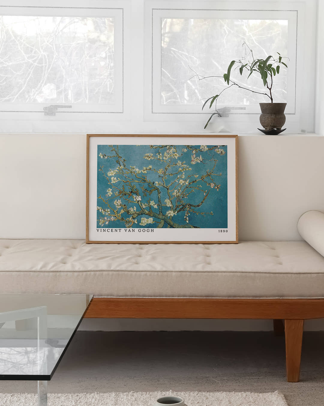 Almond blossom Poster – FineArt Wandbild, moderne Kunst &amp; Fine Art Print von Spawnd, handgefertigt &amp; Made in Germany