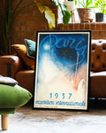 Art Déco Paris Ausstellung Poster – Exposition Internationale 1937 Poster – FineArt Wandbild, moderne Kunst & Fine Art Print von Spawnd, handgefertigt & Made in Germany