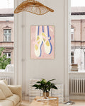 Ballettschuhe Poster – Ballet Dream Poster – FineArt Wandbild, moderne Kunst & Fine Art Print von Spawnd, handgefertigt & Made in Germany