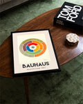 Bauhaus Ausstellung 1927 – Farbkreis Komposition Poster – FineArt Wandbild, moderne Kunst & Fine Art Print von Spawnd, handgefertigt & Made in Germany